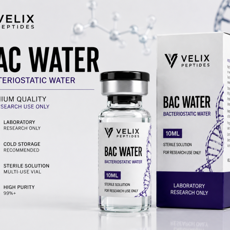 BAC Water sterile laboratory research solution