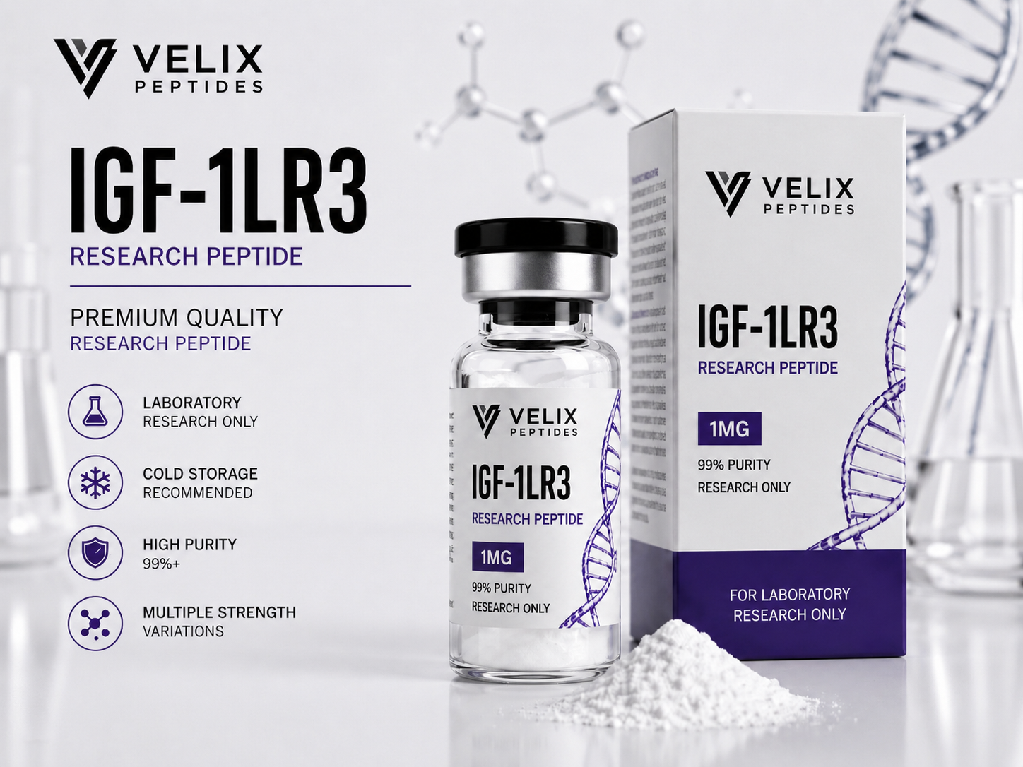 what are the side effects of taking glutathione IGF-1 LR3 1MG main image 0