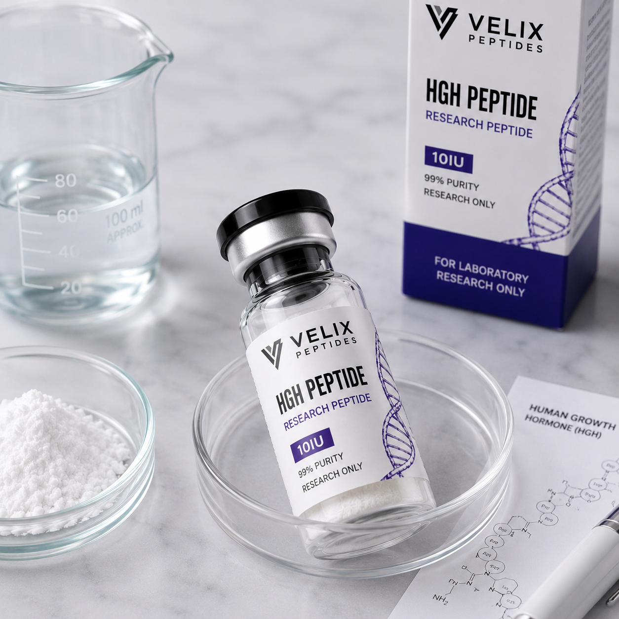 Premium HGH peptide research compound Premium HGH peptide research compound