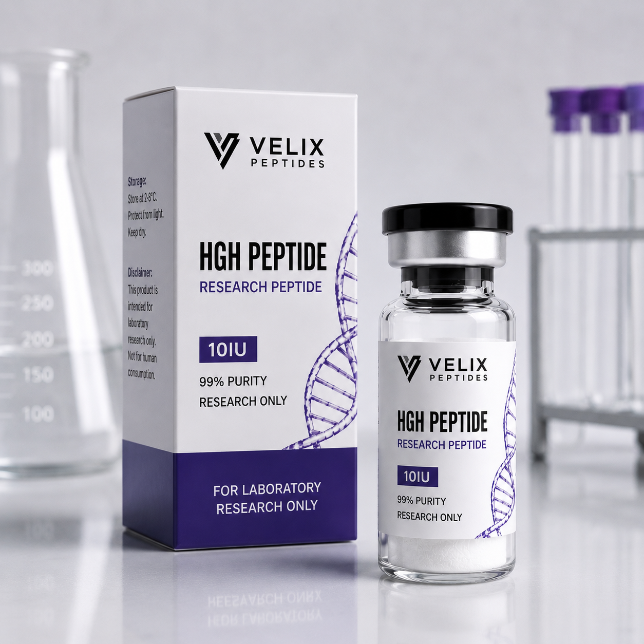 HGH peptide powder laboratory product HGH peptide powder laboratory product