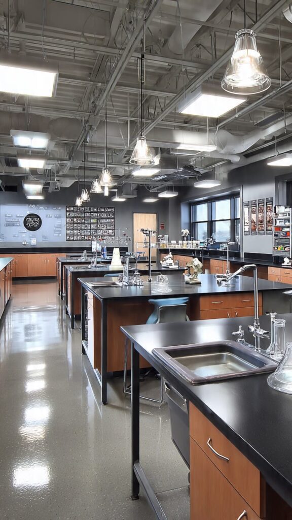 peptide laboratory workspace organization and safety procedures